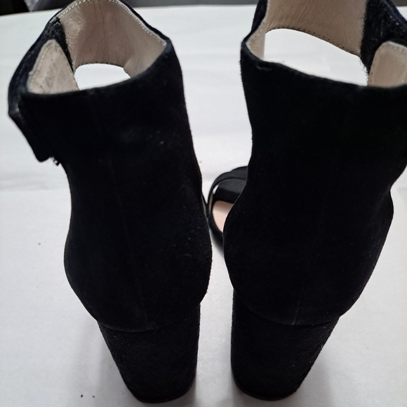 Jeffery Campbell Lindsey Black Suede Heels Size 6 - Picture 4 of 10
